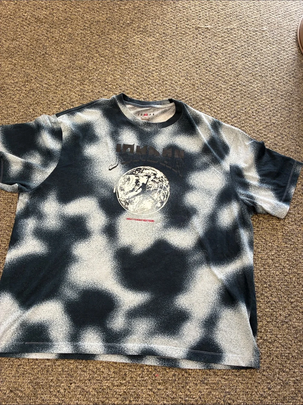 Jordan Mens Graphic Tee with Planet Size 2XL